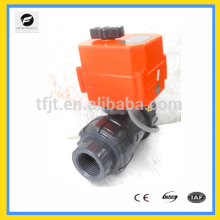 Electric motorized ball valve for water leakage detection equipment